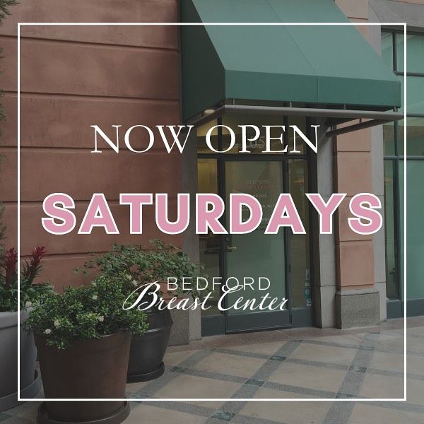 Did you know Bedford Breast Center is now open on Saturdays?!

We have a couple spots left this upcoming Sat, Nov 11th 🗓️ 
Call our office at (310) 278-8590 to schedule, but act fast! These won’t be available for long 💖

#mammogram #breastultrasound #breastexam #bedfordbreastcenter