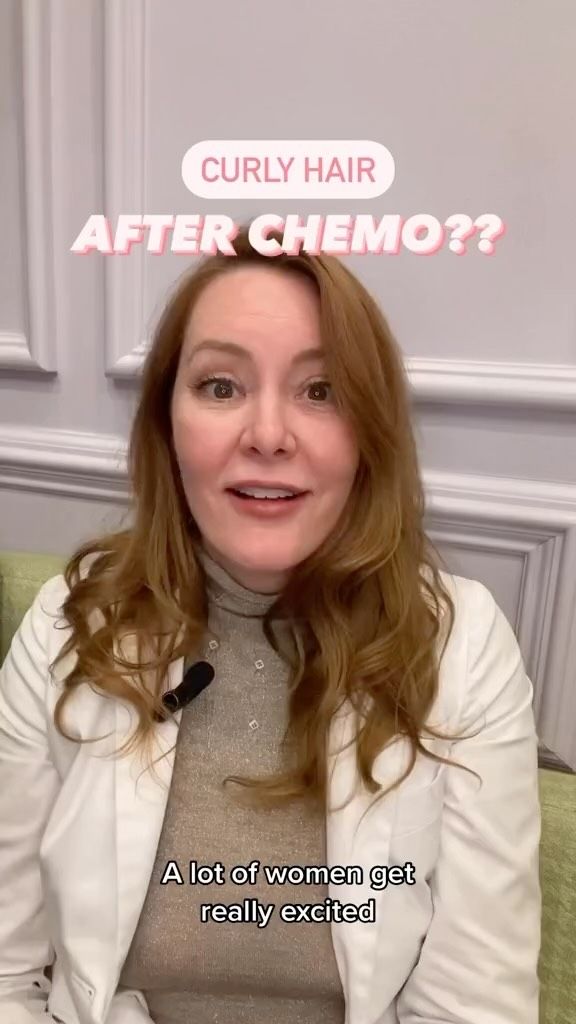 Dr. Richardson explains the infamous “chemo curl” 💗👩🏼‍🦱👩🏽‍🦱 #chemotherapy #afterchemohair #bedfordbreastcenter