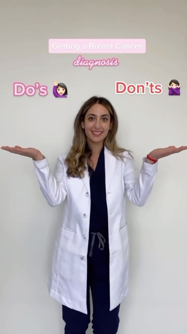 Dora here with some do’s and don’ts when receiving a breast cancer diagnosis! #breastcancerdiagnosis #breasthealth #bedfordbreastcenter
